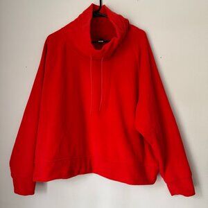 Bright Orange Fleece Sweatshirt